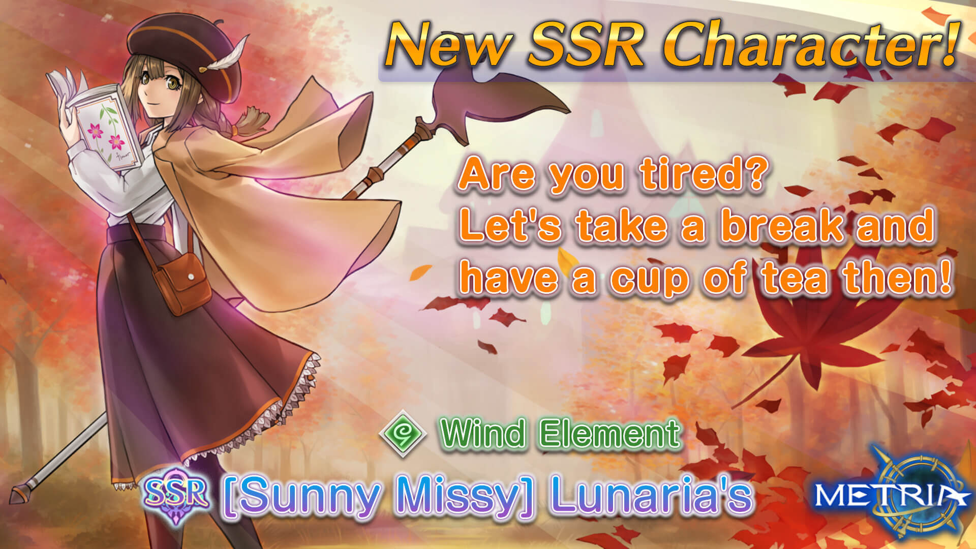 New SSR Character: "Sunny Missy, Lunaria's" Coming Soon!