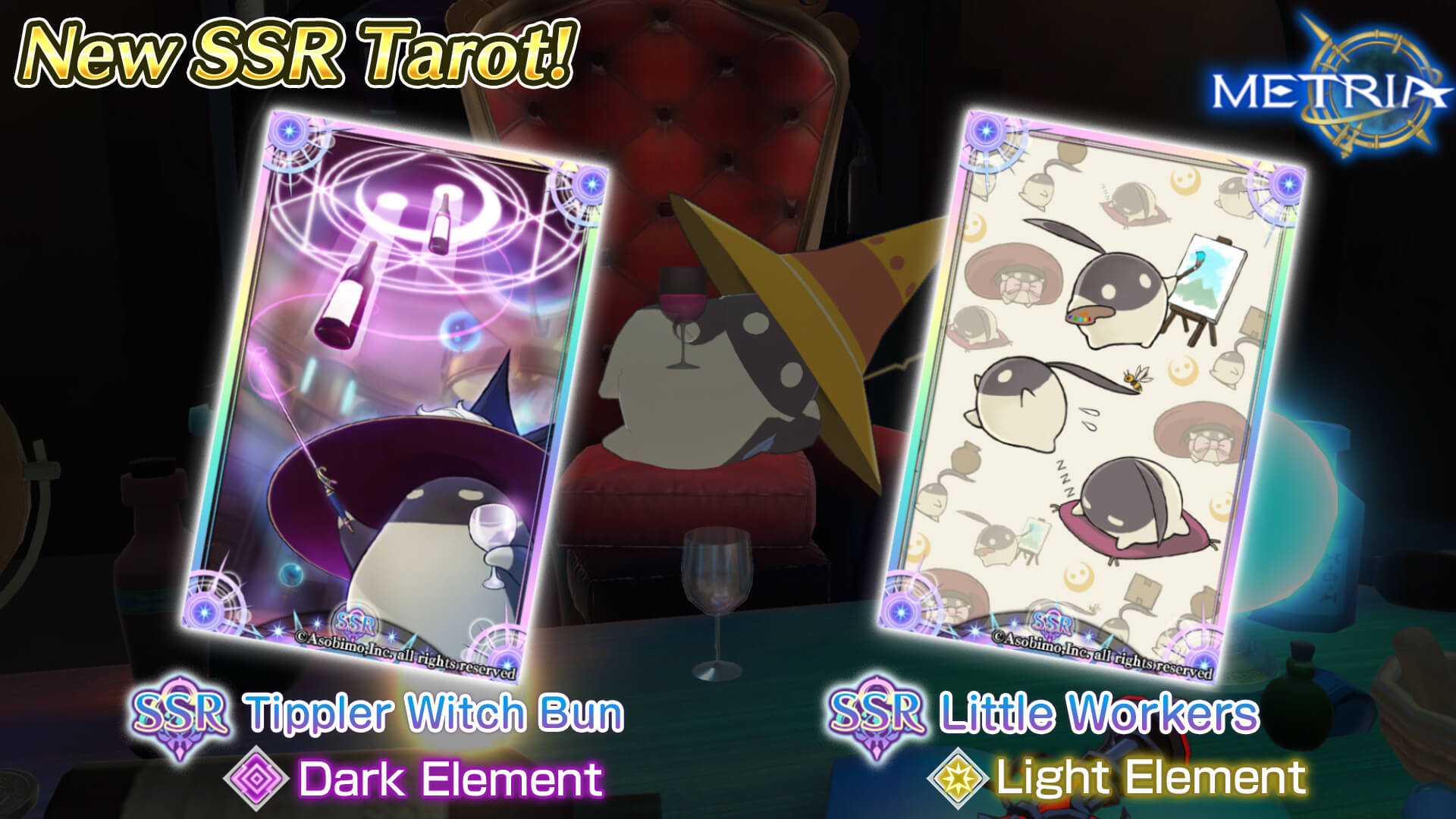 New SSR Tarot: "Tippler Witch Bun" and "Little Workers" Coming Soon!
