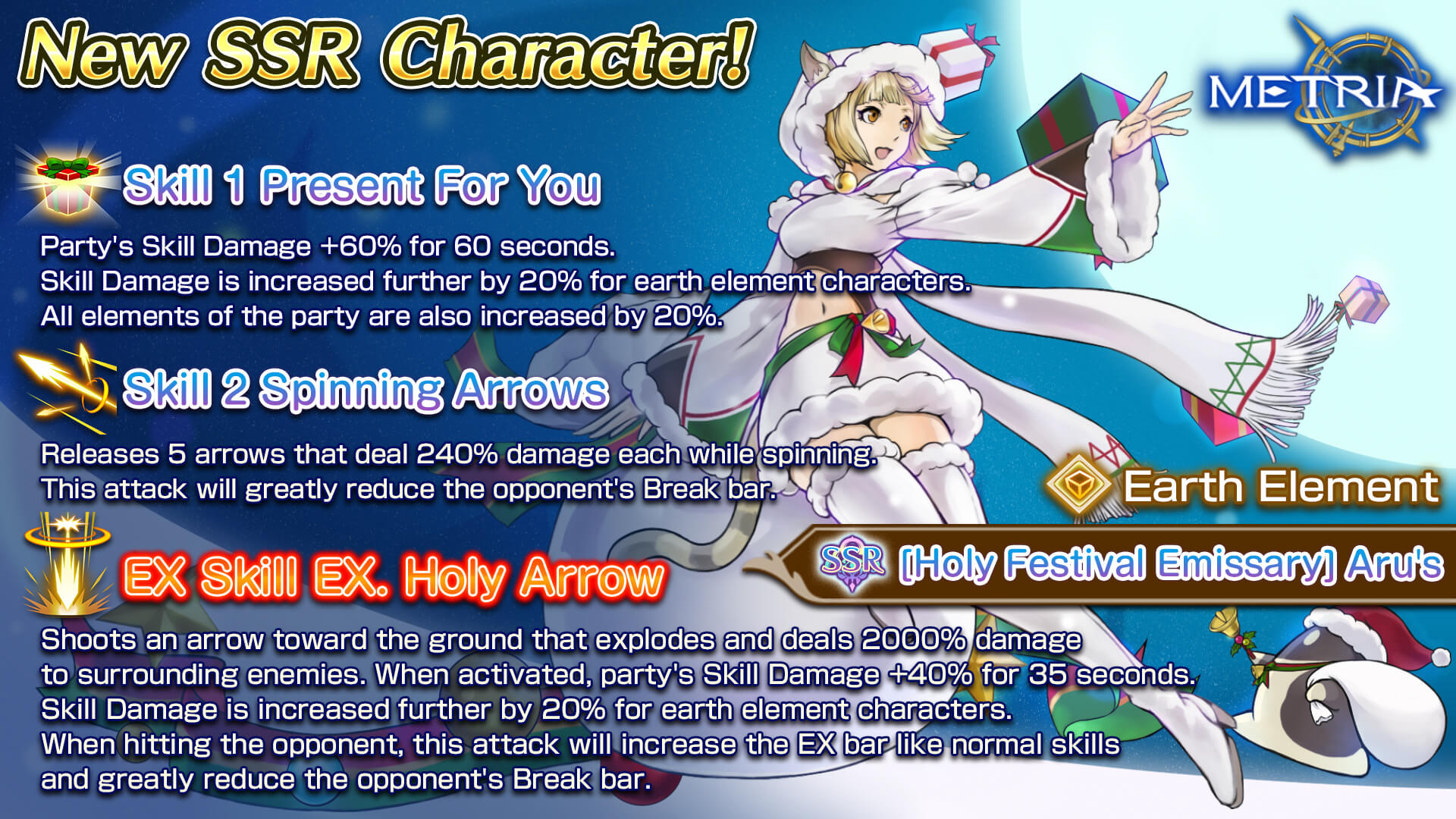 New SSR Character: "Holy Festival Emissary Aru's" Available for Purchase!