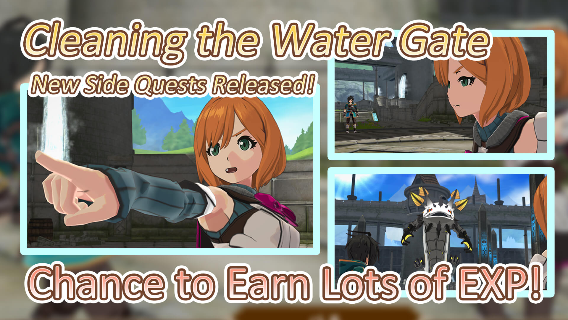 Updated Information (1.4.1): Side Quest: "Cleaning the Water Gate" Added! More…