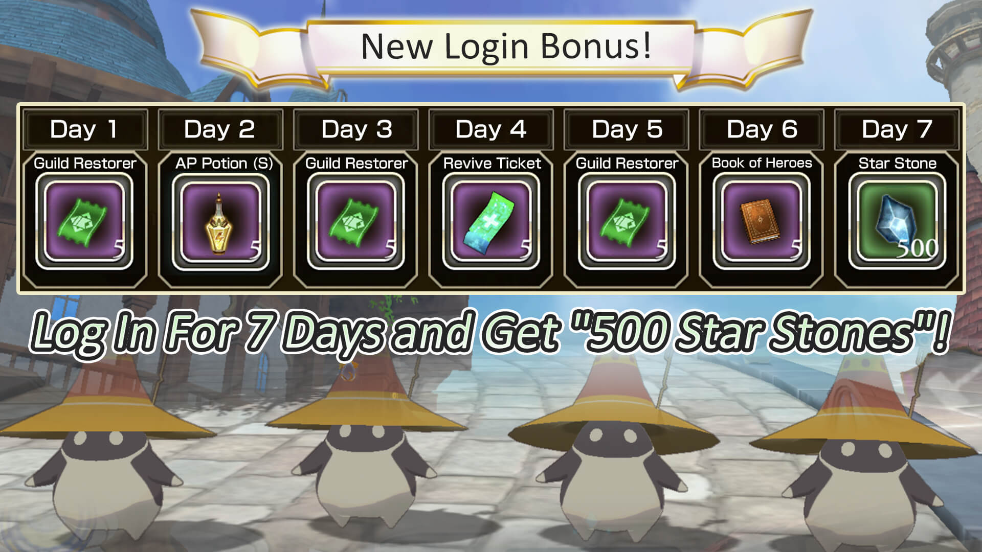 100 Days Anniversary Login Bonus