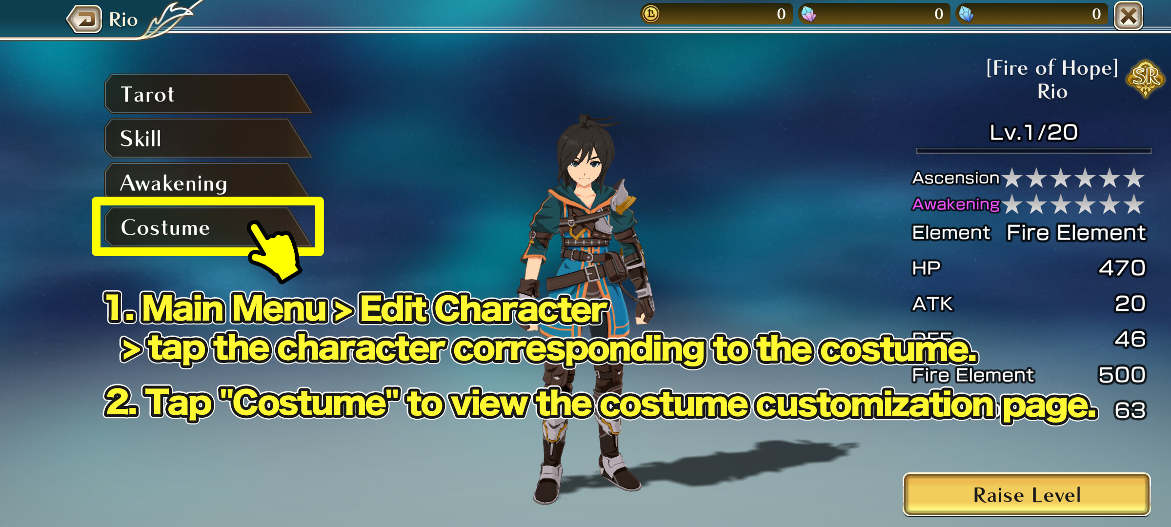 Costume Customization