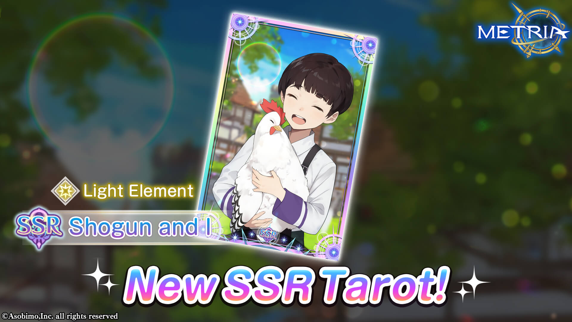 New SSR Tarot: "Shogun and I" Coming Soon!