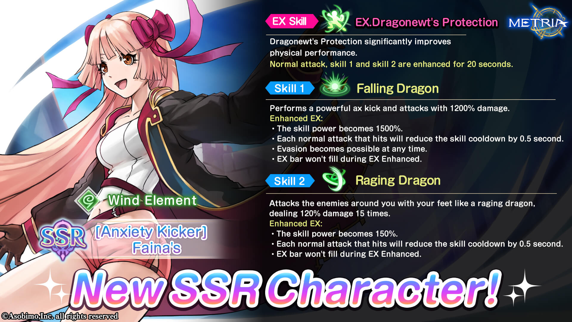 New SSR Character: 