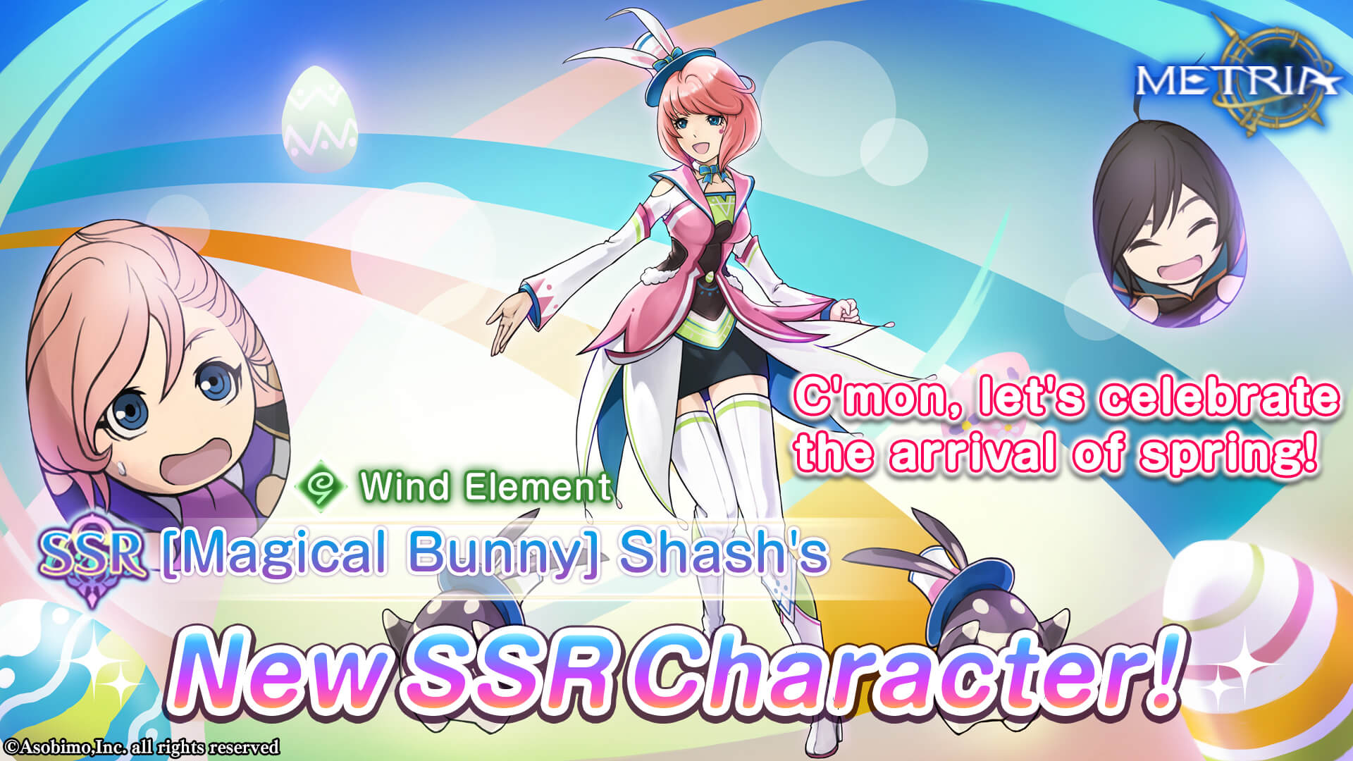 Wind Element! New SSR Character: "Magical Bunny Shash's" Available for Purchase!