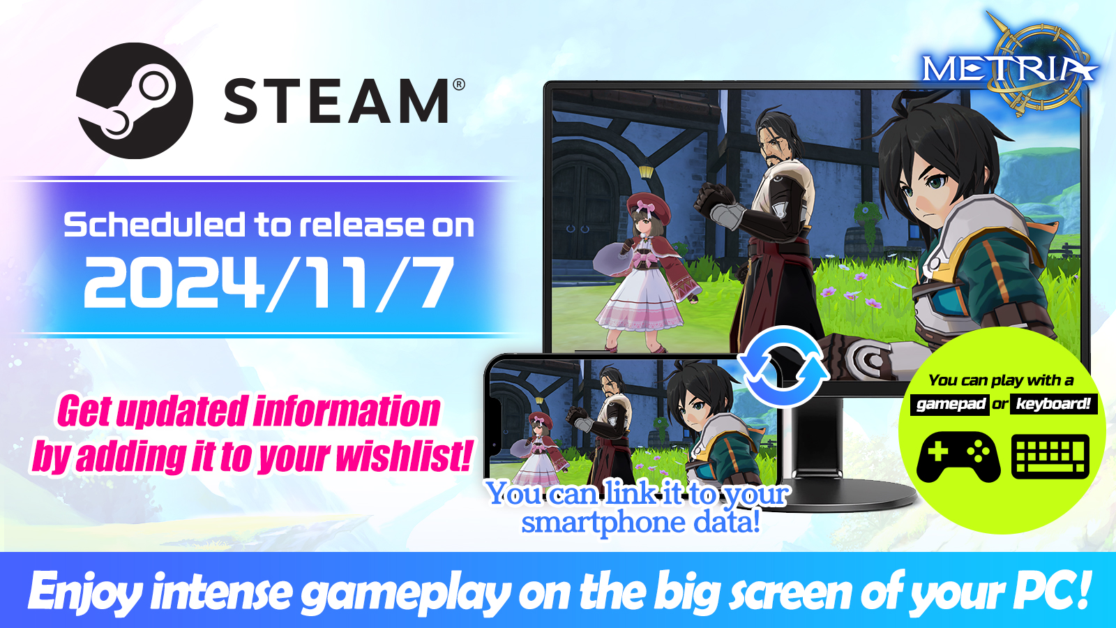 METRIA Officially Coming to Steam!