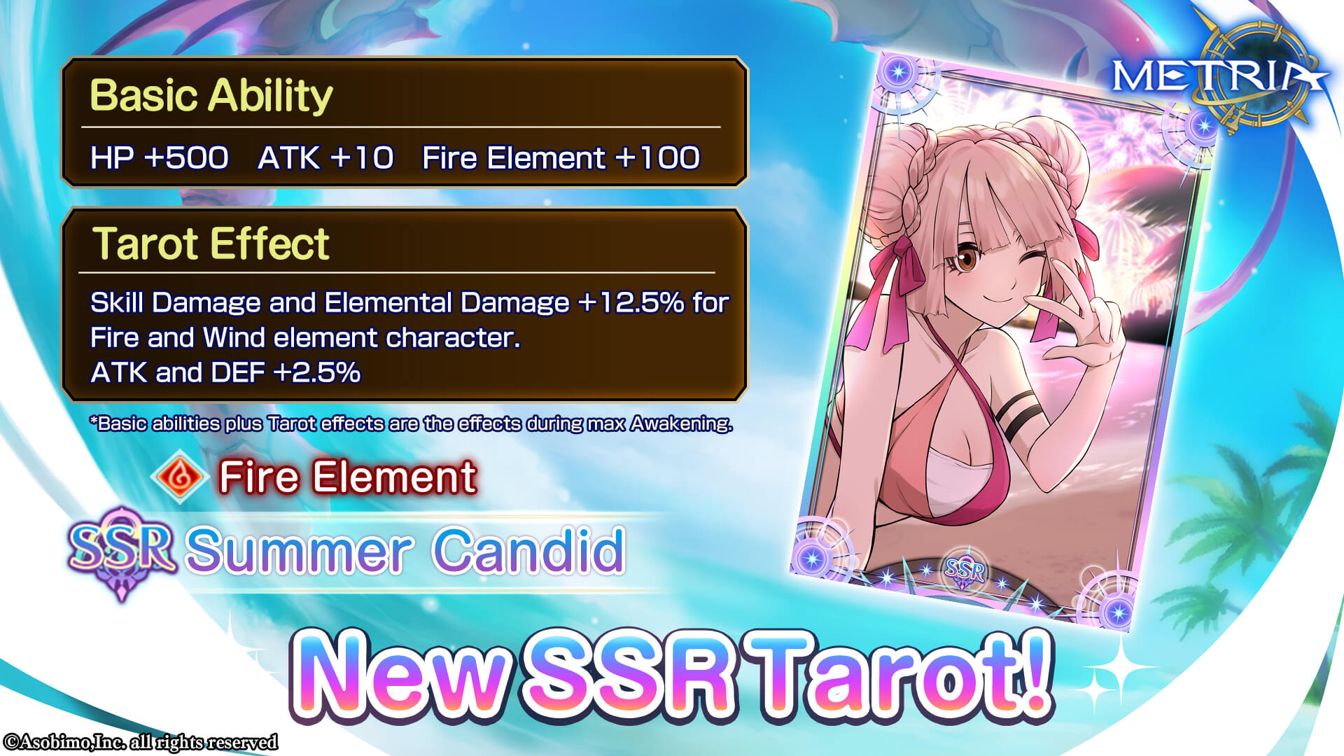 Fire Element New SSR Tarot: "Summer Candid" Available for Purchase!