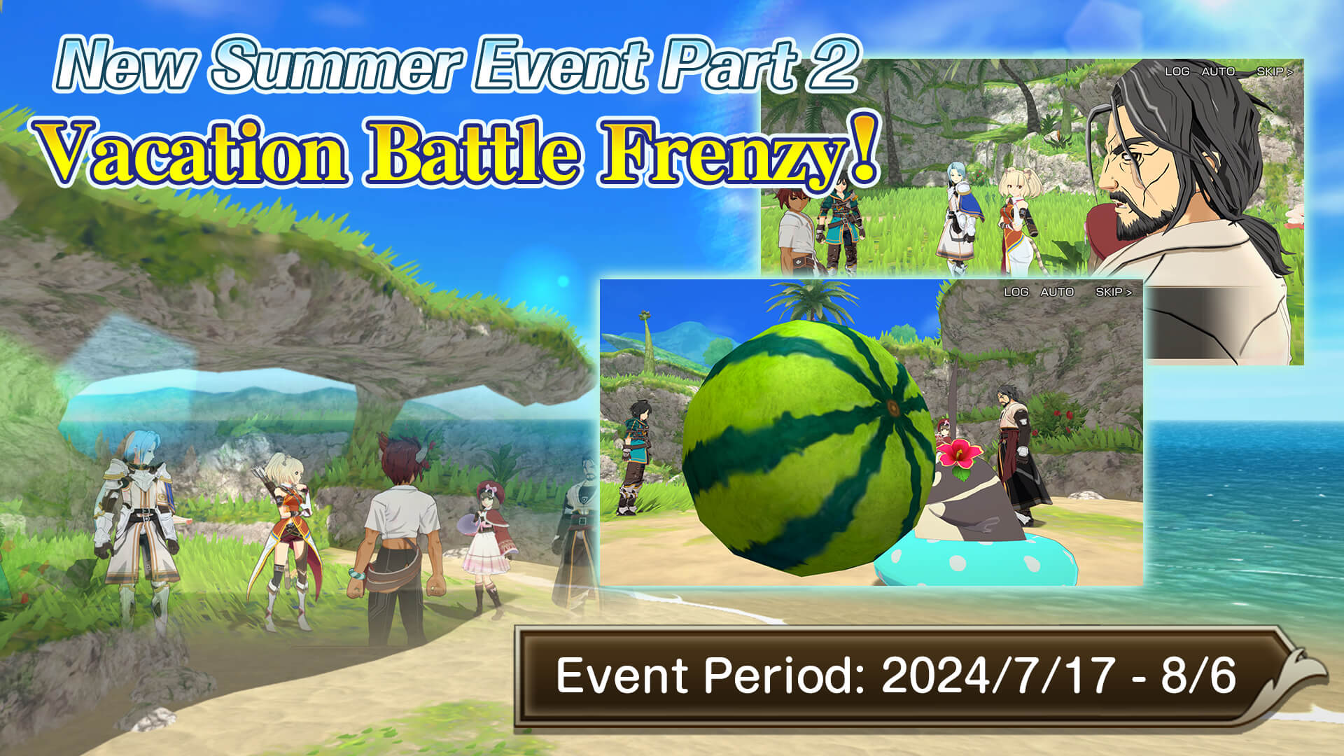 Updated Information (3.9.0): New Summer Event Part 2 "Vacation Battle Frenzy!" More… 