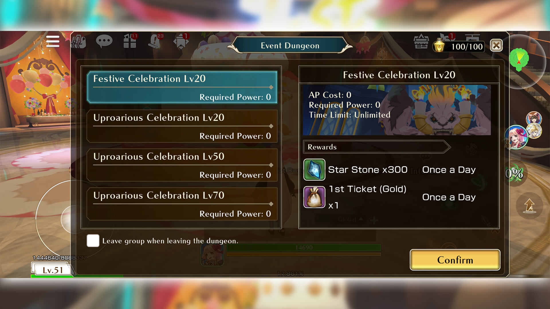 Event Dungeon