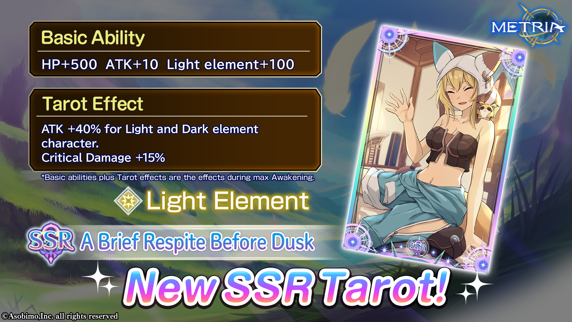 New SSR Tarot: "A Brief Respite Before Dusk" Available for Purchase!